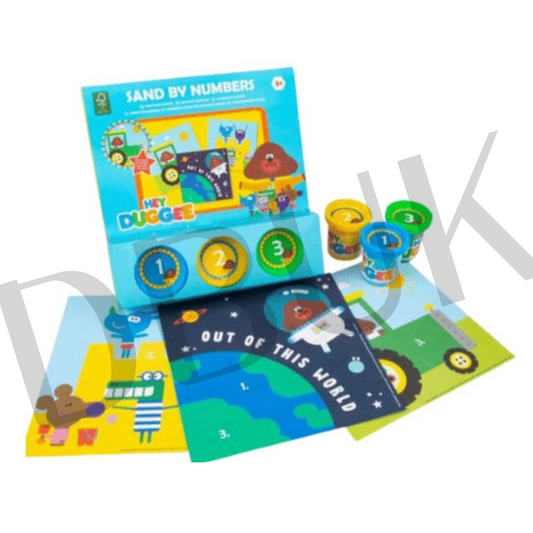 Official Hey Duggee Sand Art by Numbers