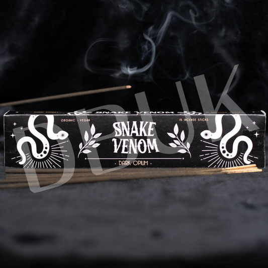 Pack of 15 Snake Venom Dark Opium Incense Sticks
