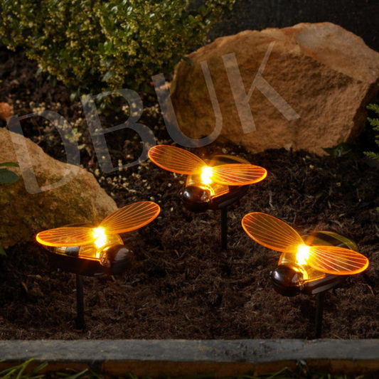 Pack of 3 Bumblebee Stake Lights