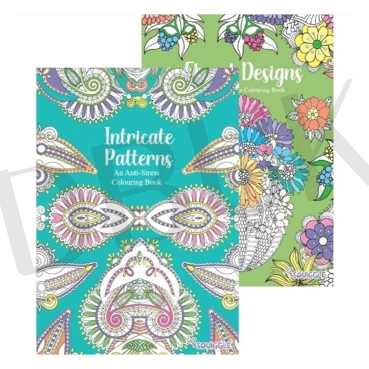 Patterns & Floral Colouring Book