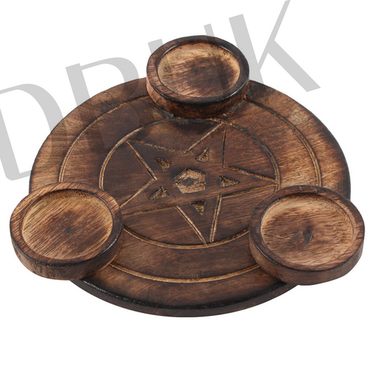 Pentagram Tea Light Candle Holder