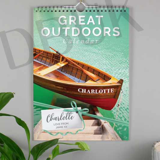 Personalised A4 Great Outdoors Calendar