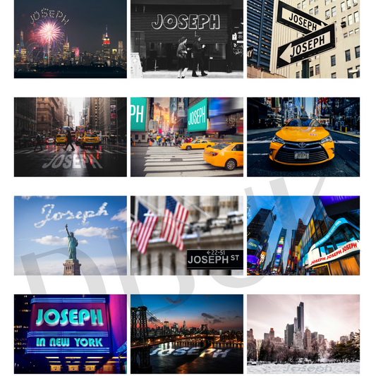 Personalised A4 New York Calendar