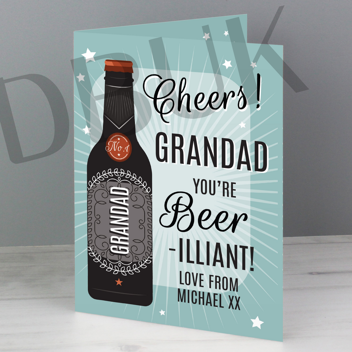 Personalised Beer-illiant Card