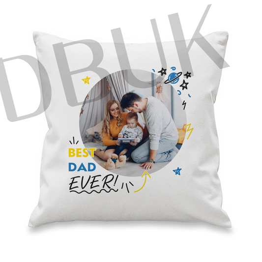 Personalised Best Ever Photo Upload Cushion