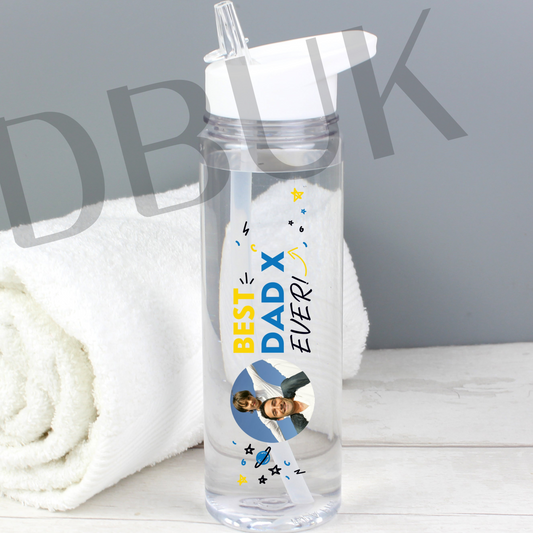 Personalised Best Ever Photo Upload Water Bottle