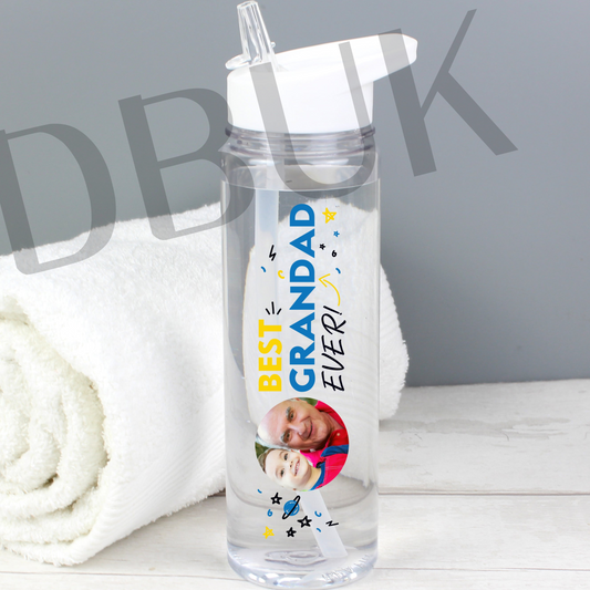 Personalised Best Ever Photo Upload Water Bottle
