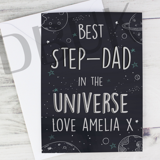 Personalised Best... In The Universe Card