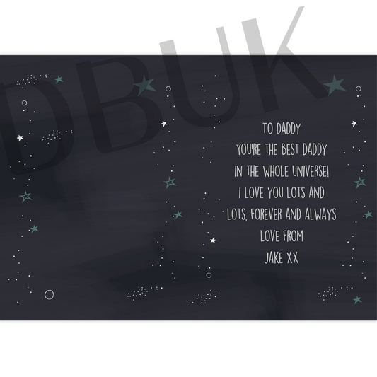 Personalised Best... In The Universe Card