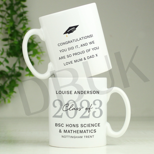 Personalised Class of Graduation Mug
