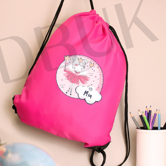 Personalised Fairy Pink Kit Bag