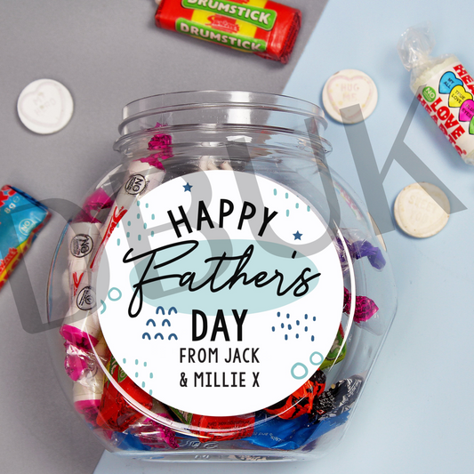 Personalised Father's Day Sweet Jar