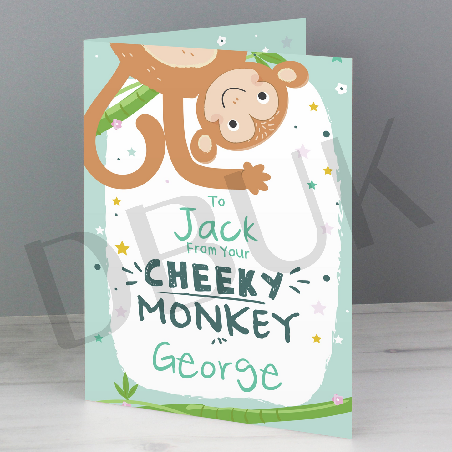 Personalised From Your Cheeky Monkey Card