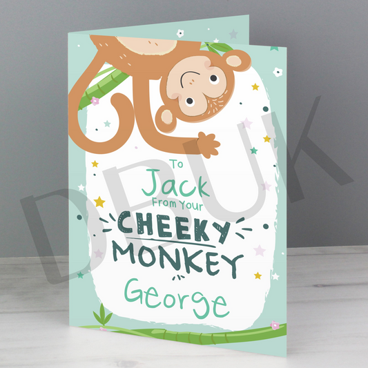 Personalised From Your Cheeky Monkey Card
