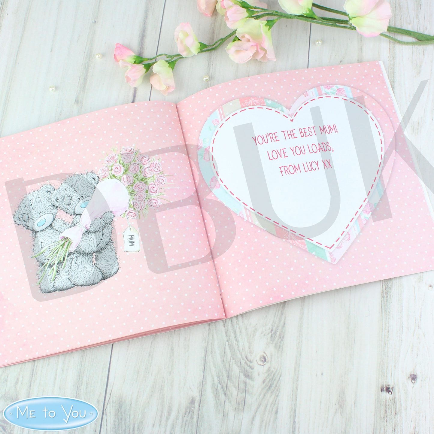 Personalised Me To You For Her Poem Book