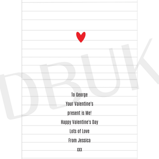 Personalised Naughty 'To Do' List Card