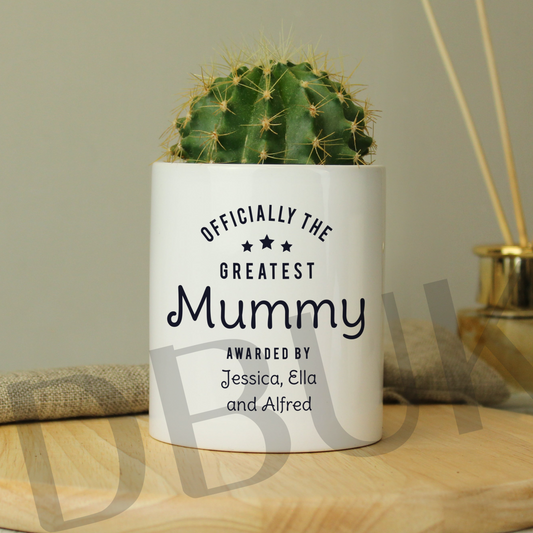 Personalised Officially The Greatest Ceramic Storage Pot