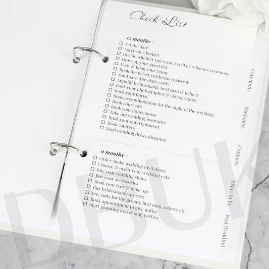 Personalised Our Greatest Adventure Wedding Planner