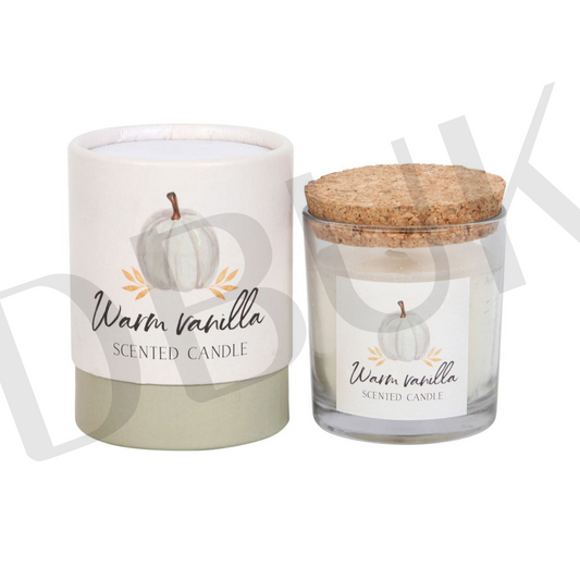 Warm Vanilla Autumn Candle