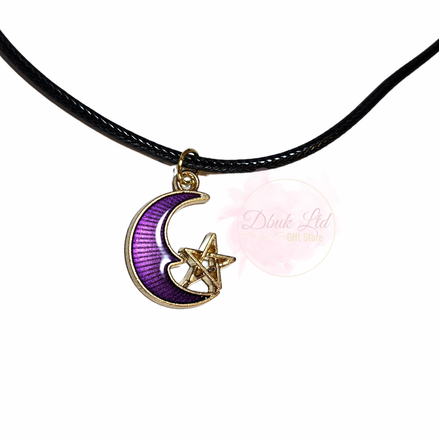 Purple Moon Necklace