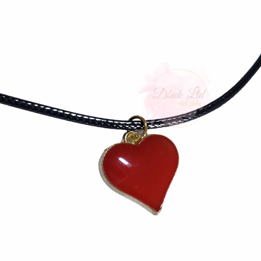 Red Heart Necklace