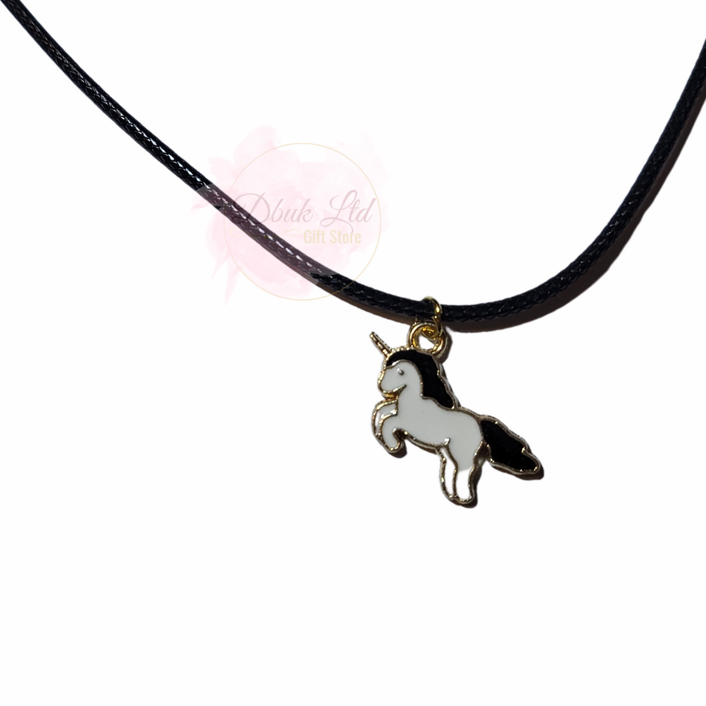 Black Unicorn Necklace