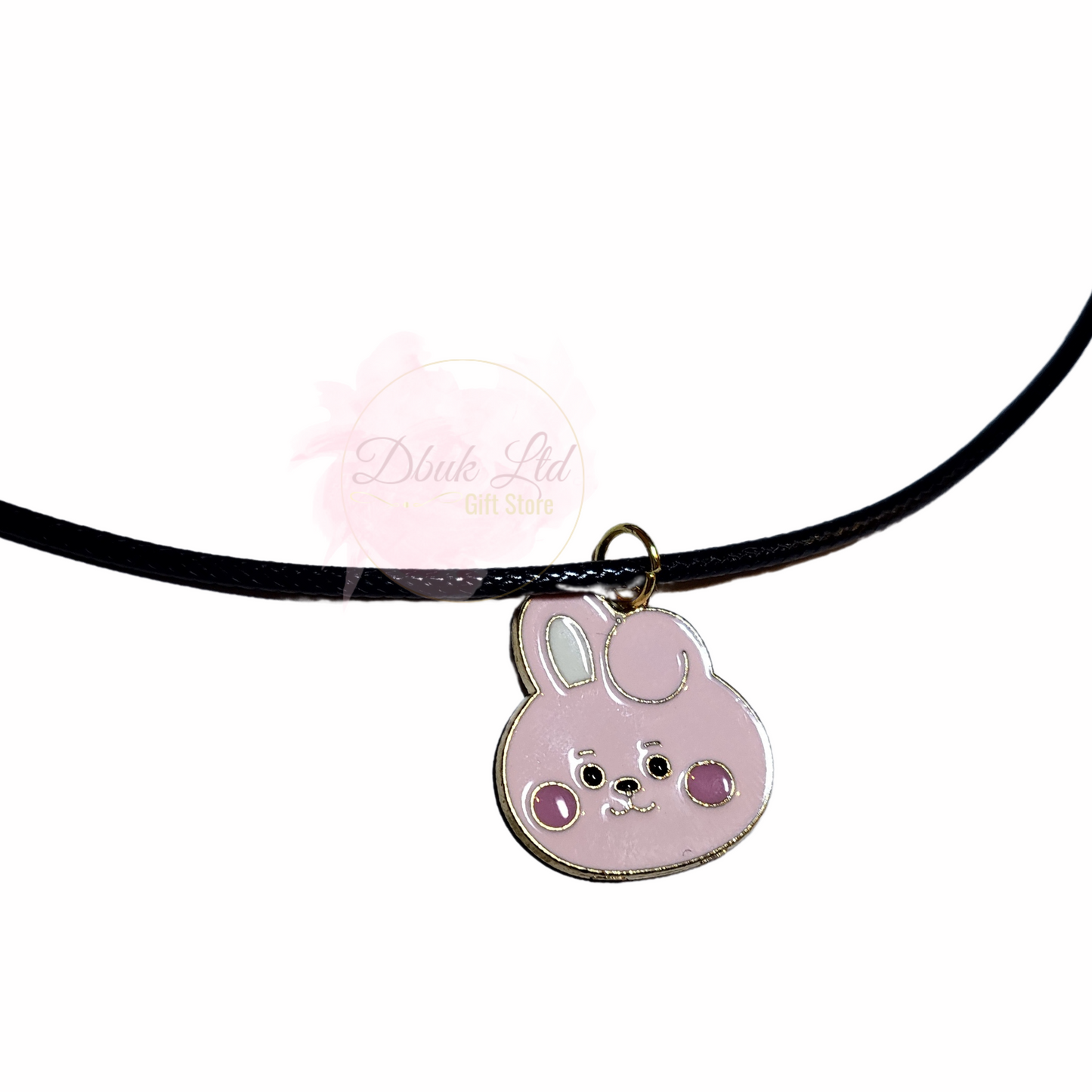 Pink Bunny Necklace